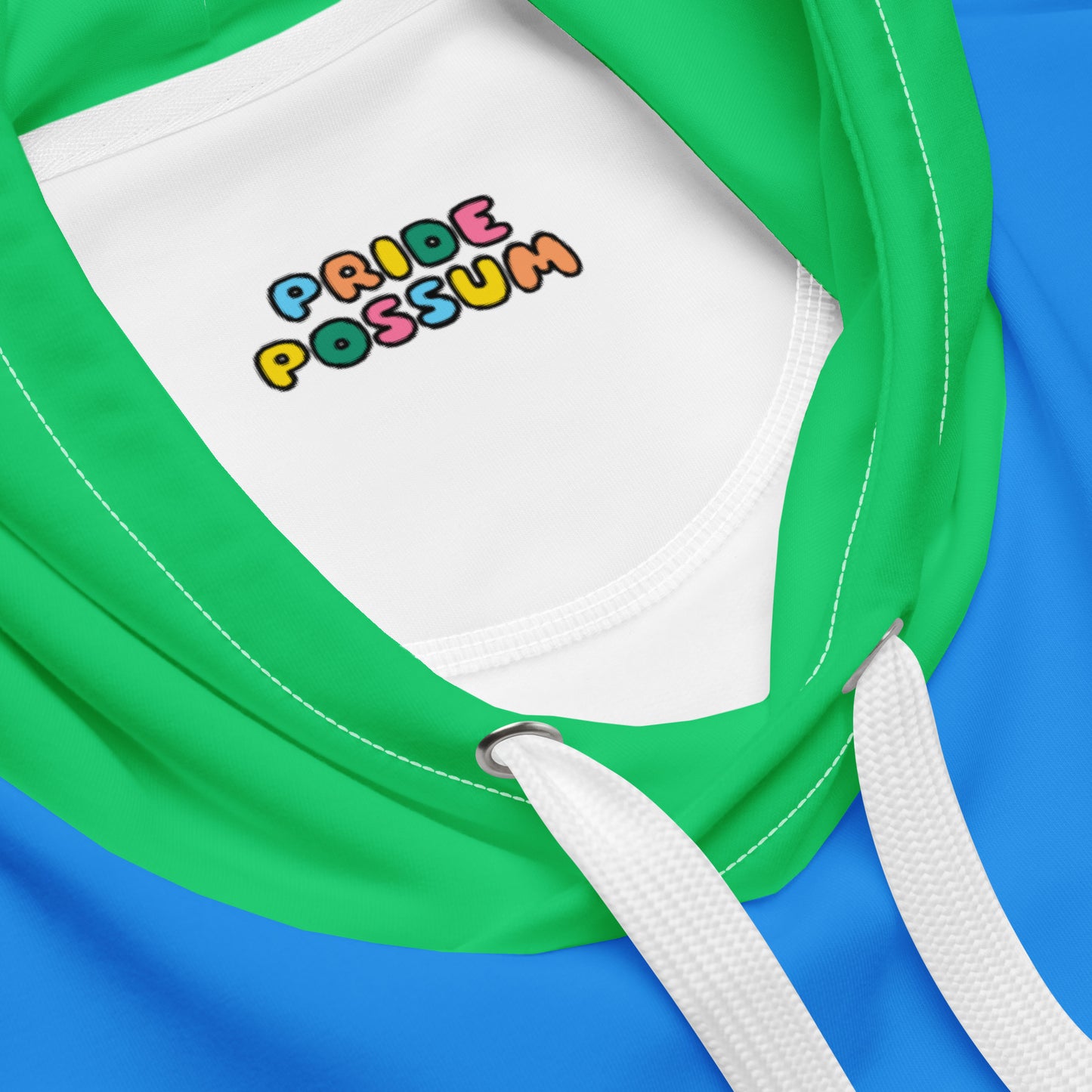 Polysexual Pride Color Block Hoodie