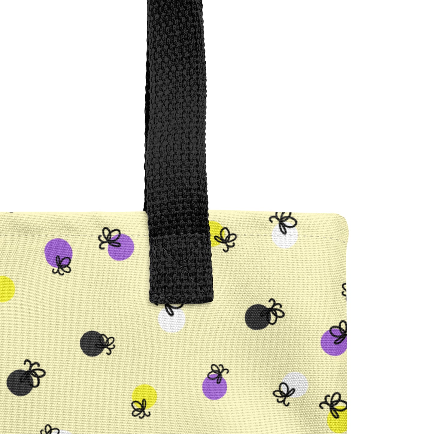 Nonbinary Pride Firefly Tote Bag