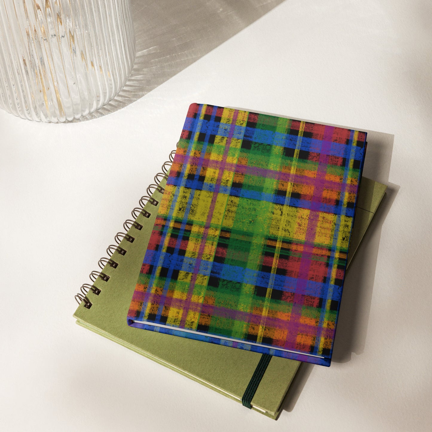 Rainbow Pride Plaid Journal