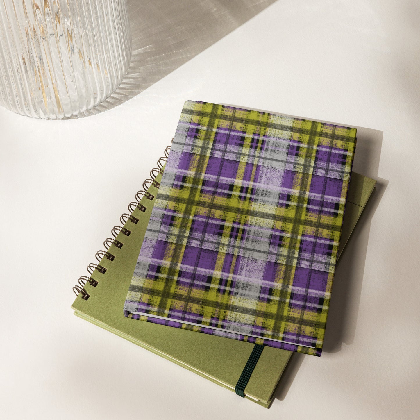 Nonbinary Pride Plaid Journal