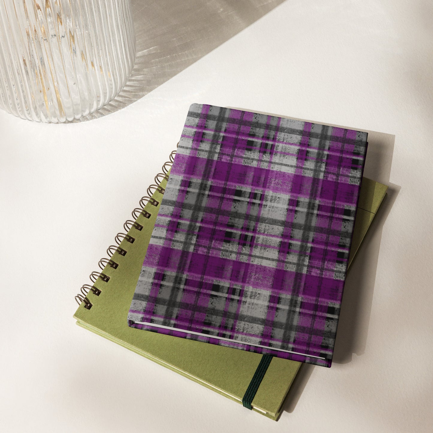 Asexual Pride Plaid Journal