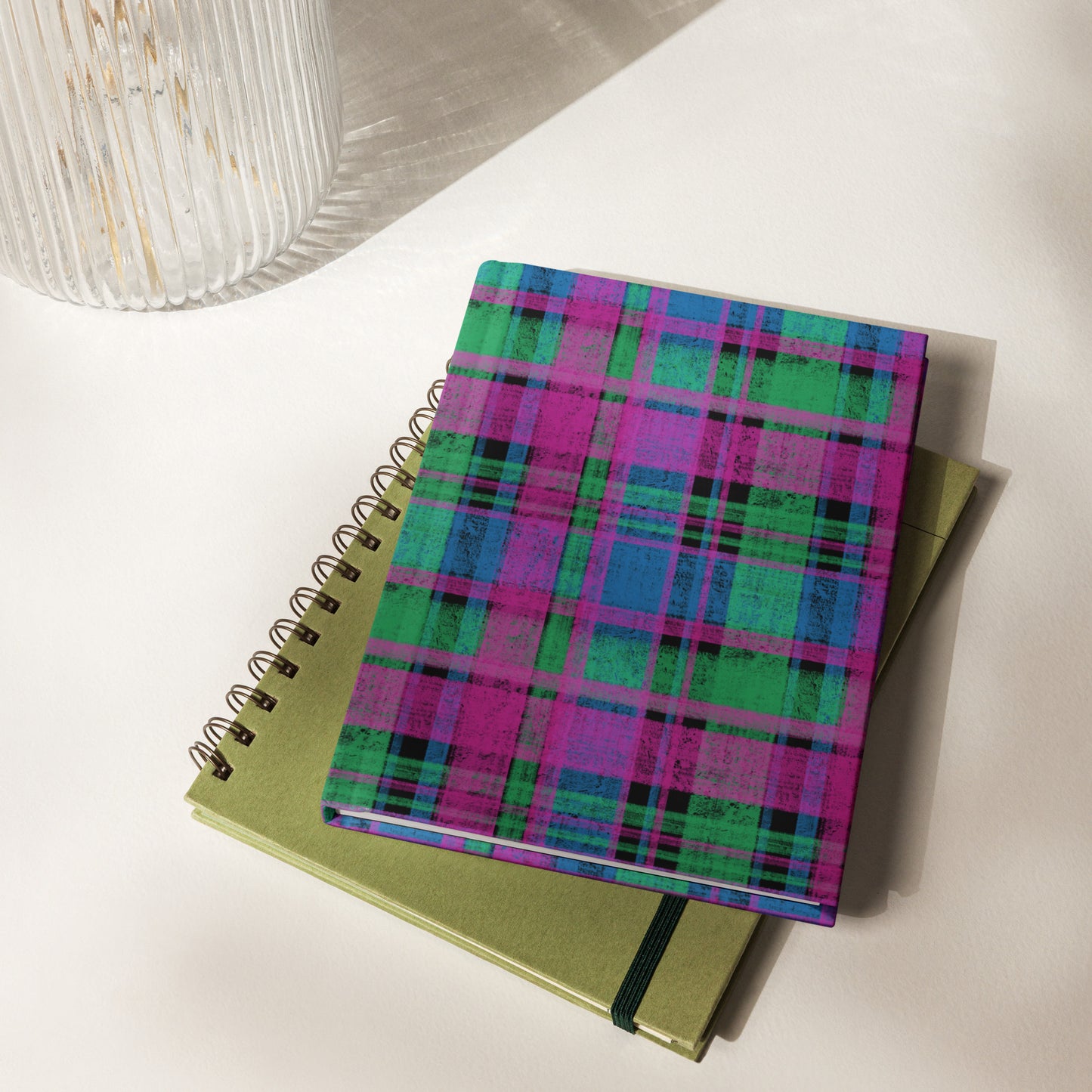 Polysexual Pride Plaid Journal