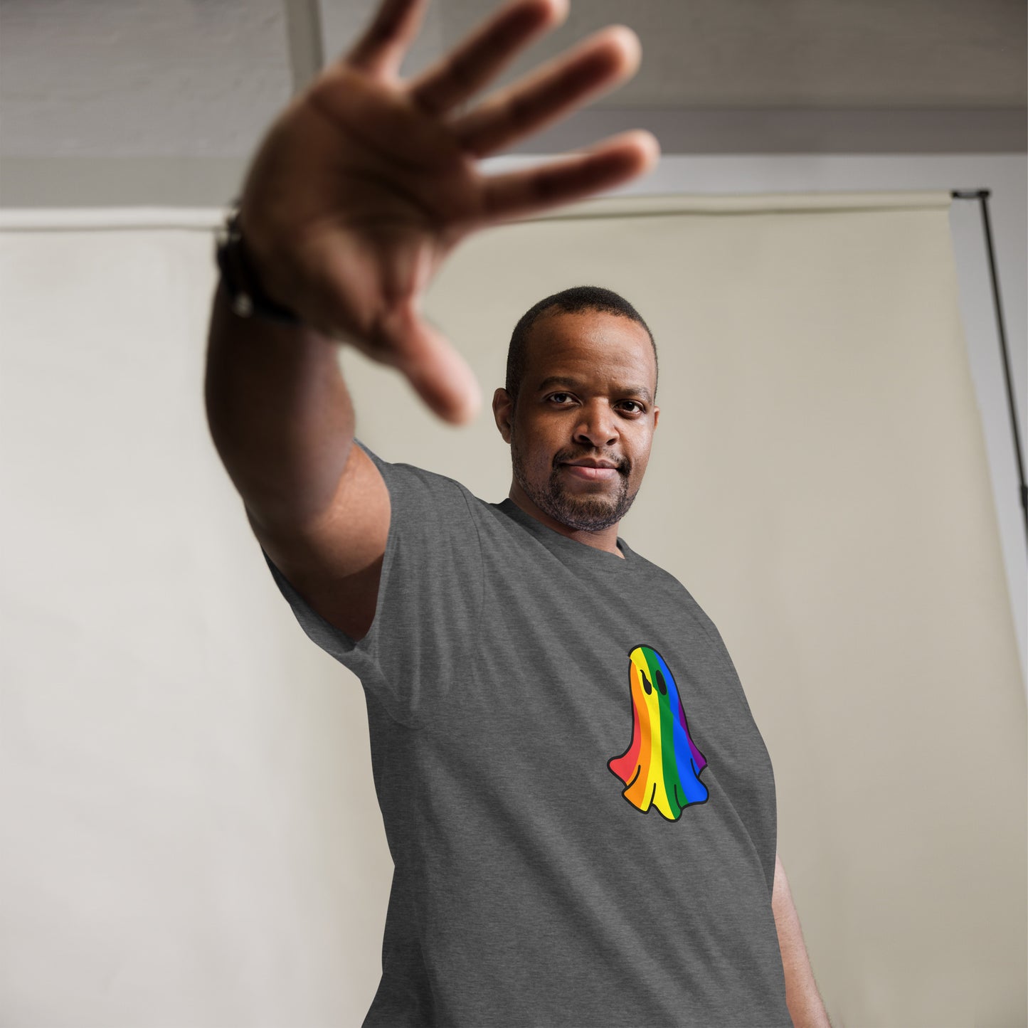 Rainbow Pride Ghost T-Shirt