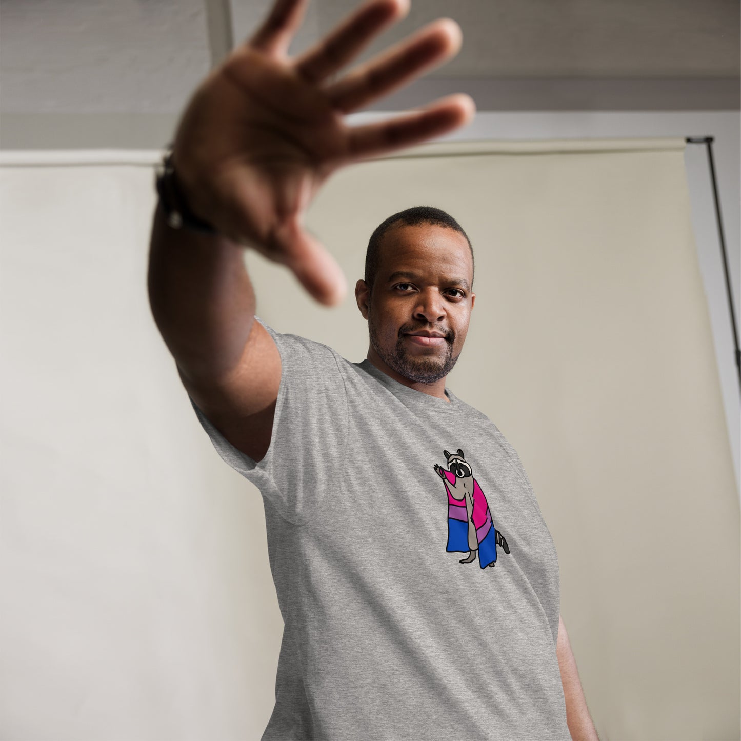 Bisexual Pride Raccoon T-Shirt