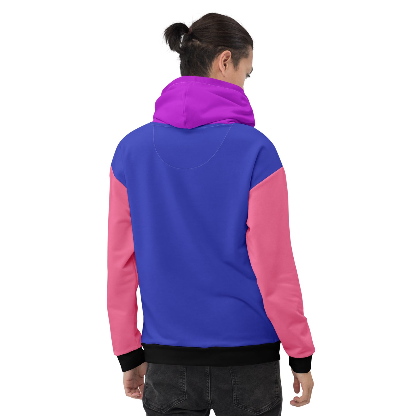 Genderfluid Pride Color Block Hoodie