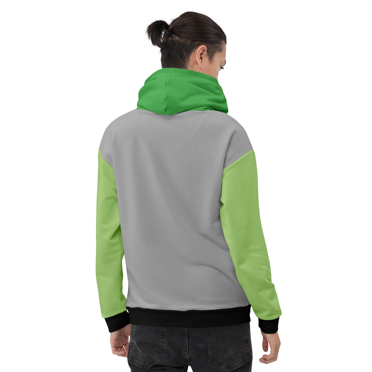 Aromantic Pride Color Block Hoodie