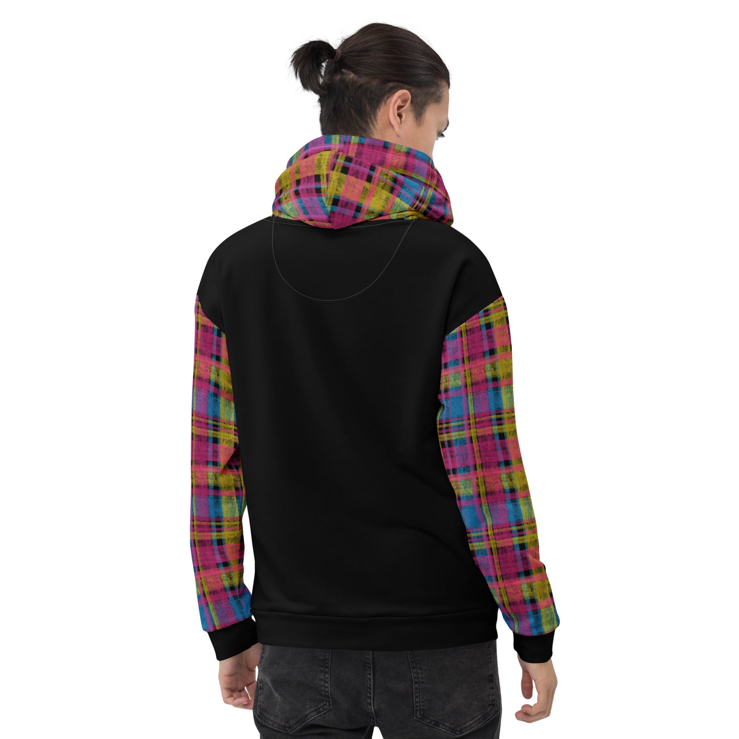 Pansexual Pride Plaid Hoodie
