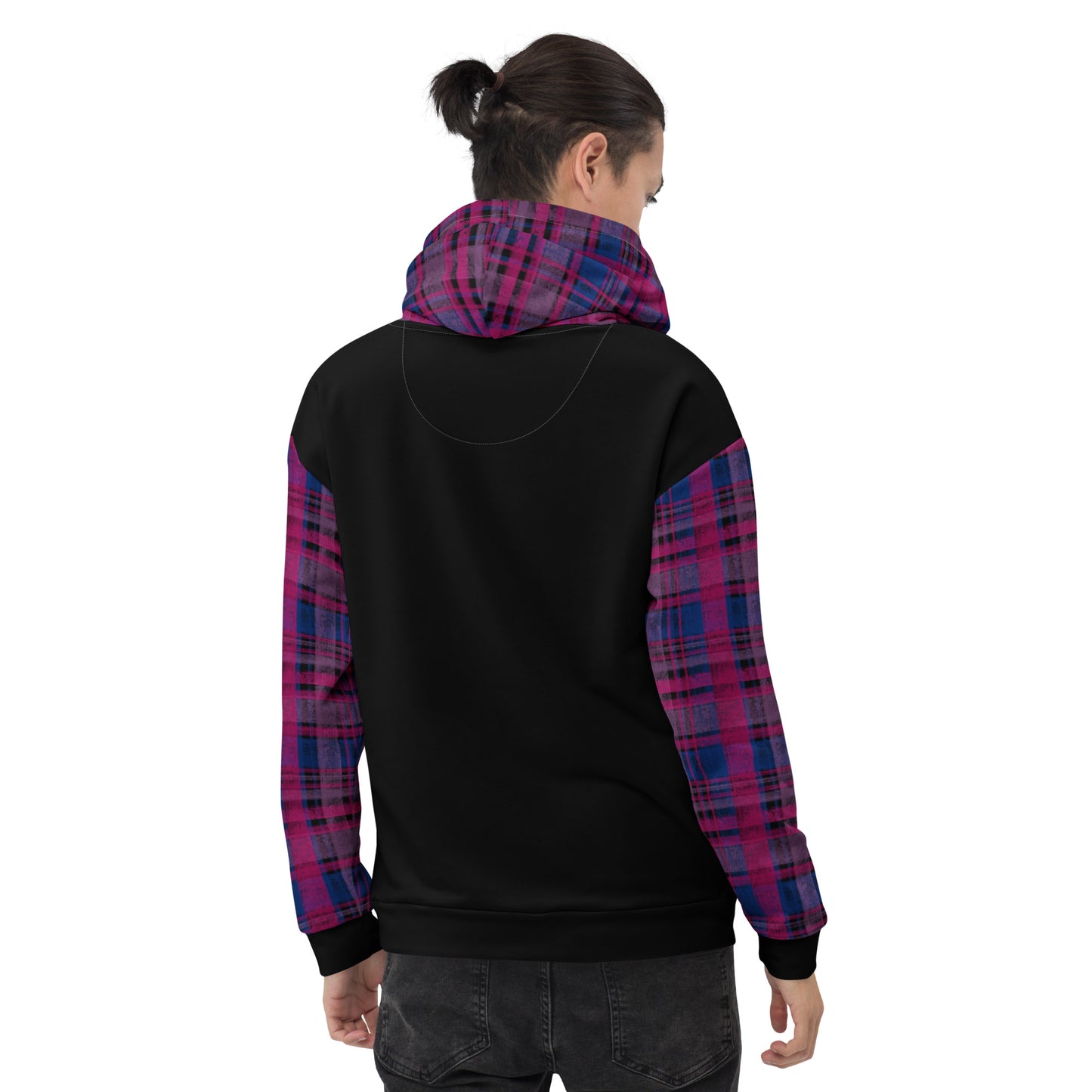 Bisexual Pride Plaid Hoodie