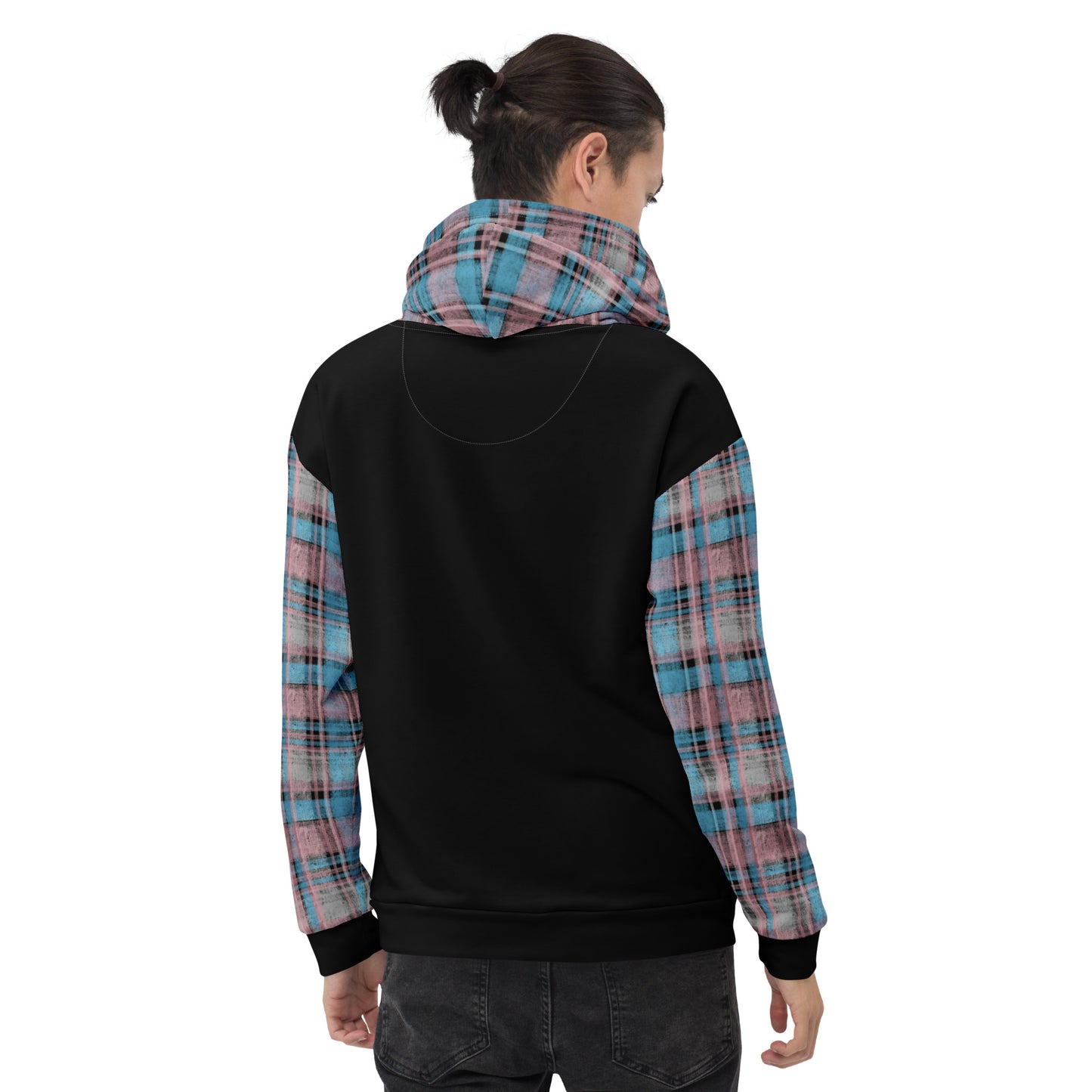 Transgender Pride Plaid Hoodie