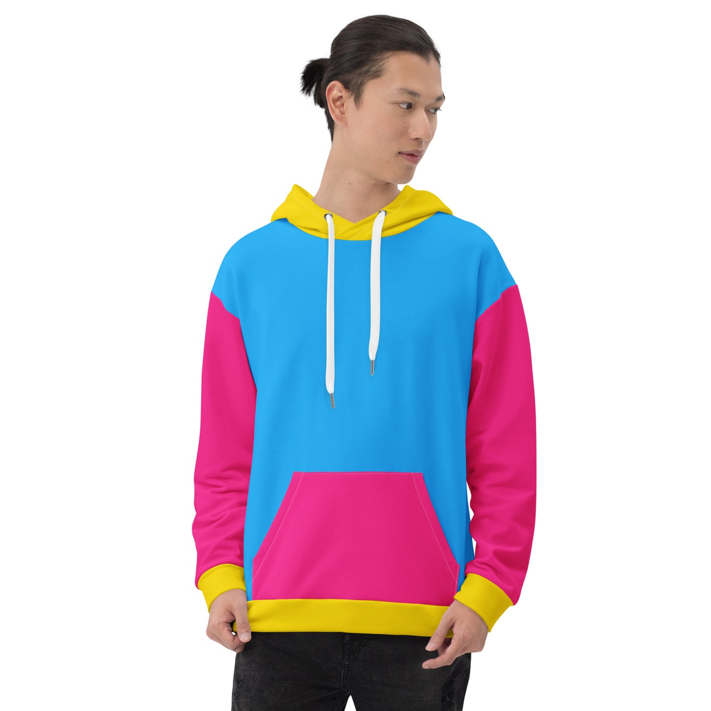 Pansexual Pride Color Block Hoodie