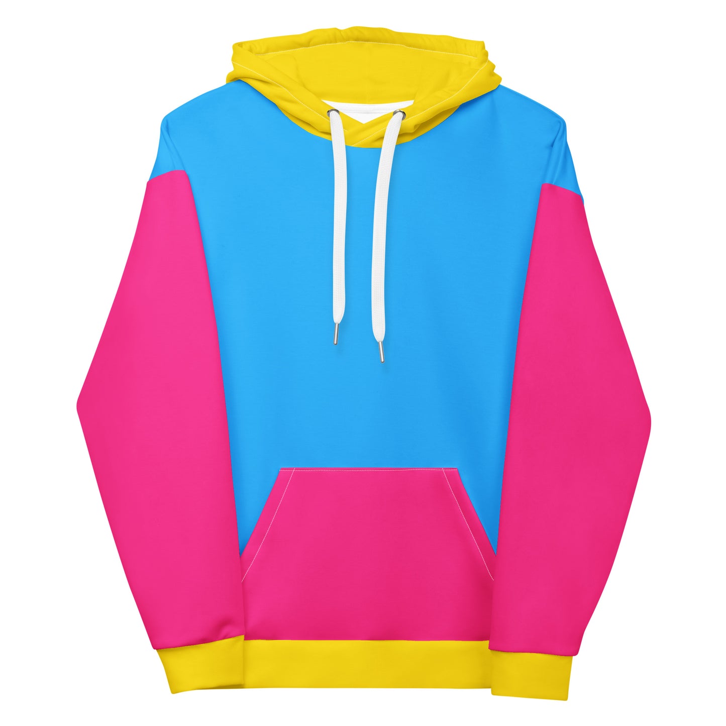 Pansexual Pride Color Block Hoodie