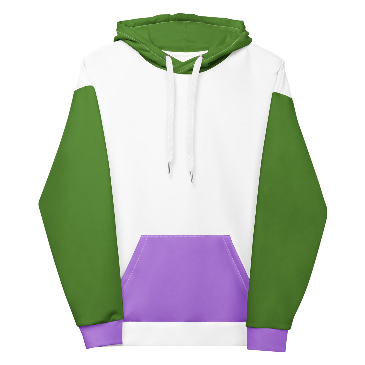 Genderqueer Pride Color Block Hoodie