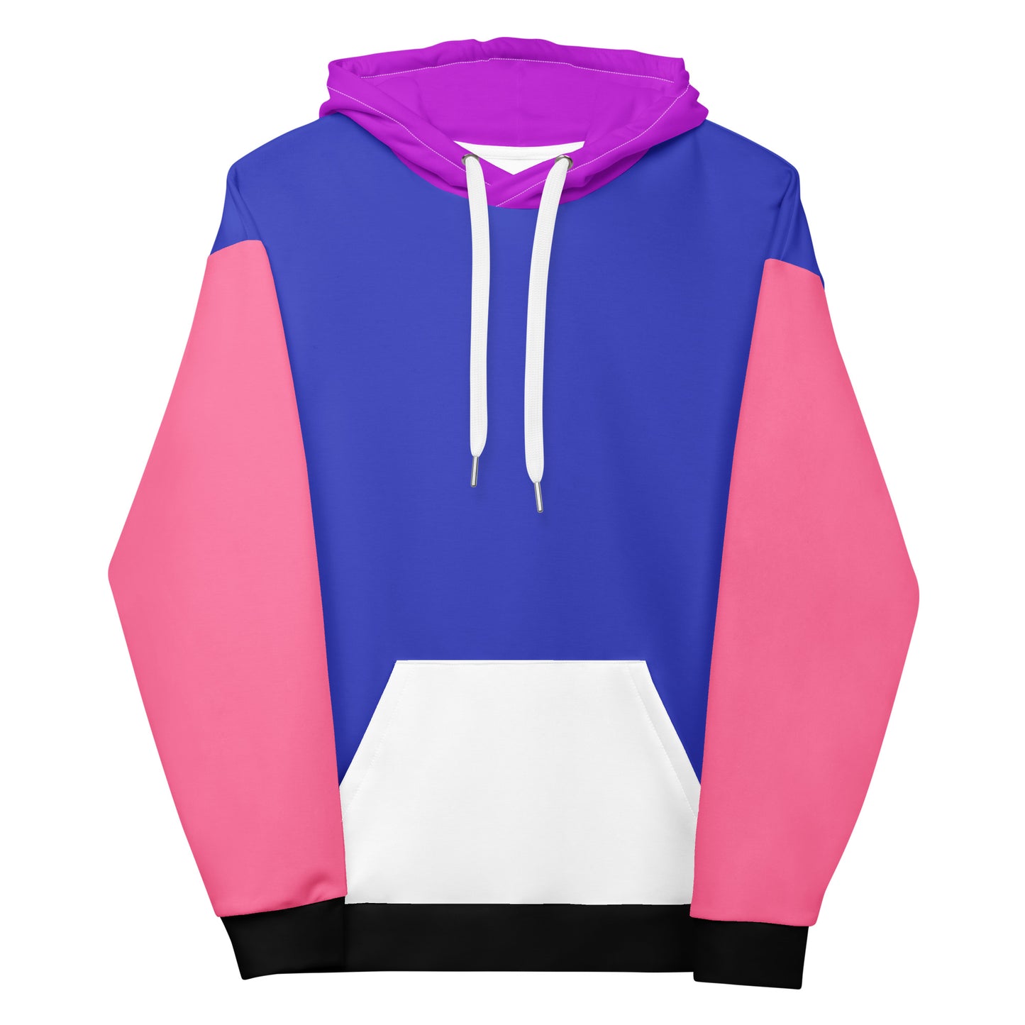 Genderfluid Pride Color Block Hoodie