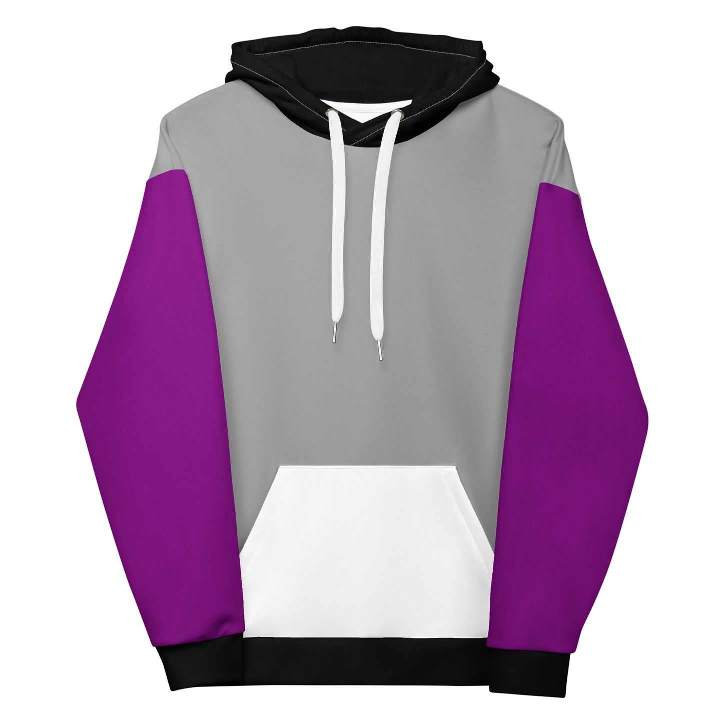 Asexual Pride Color Block Hoodie