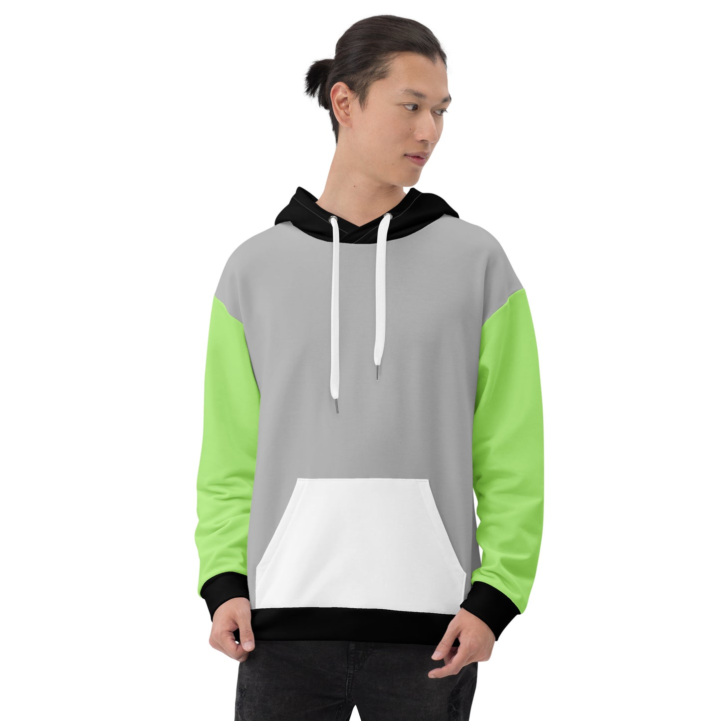 Agender Pride Color Block Hoodie
