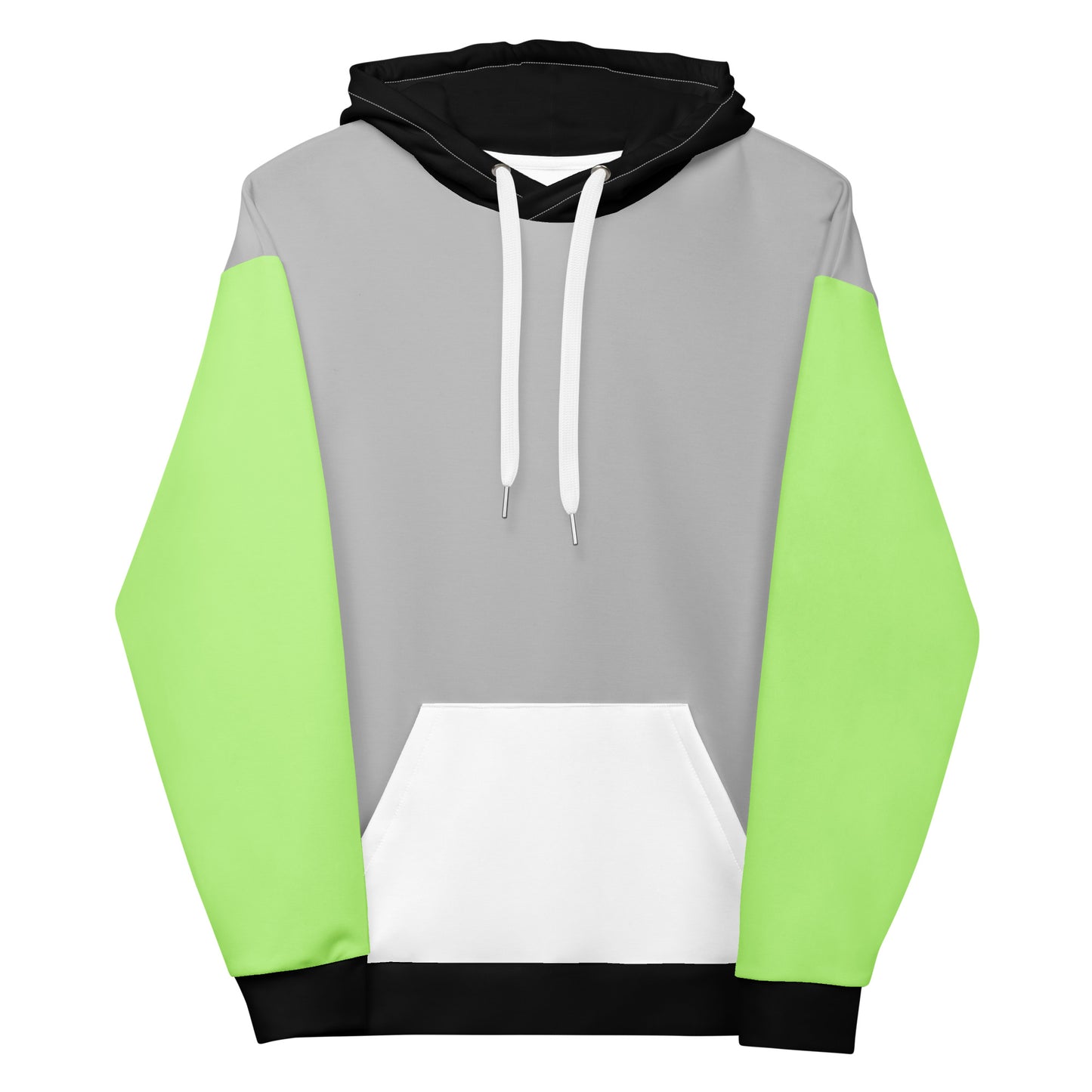Agender Pride Color Block Hoodie
