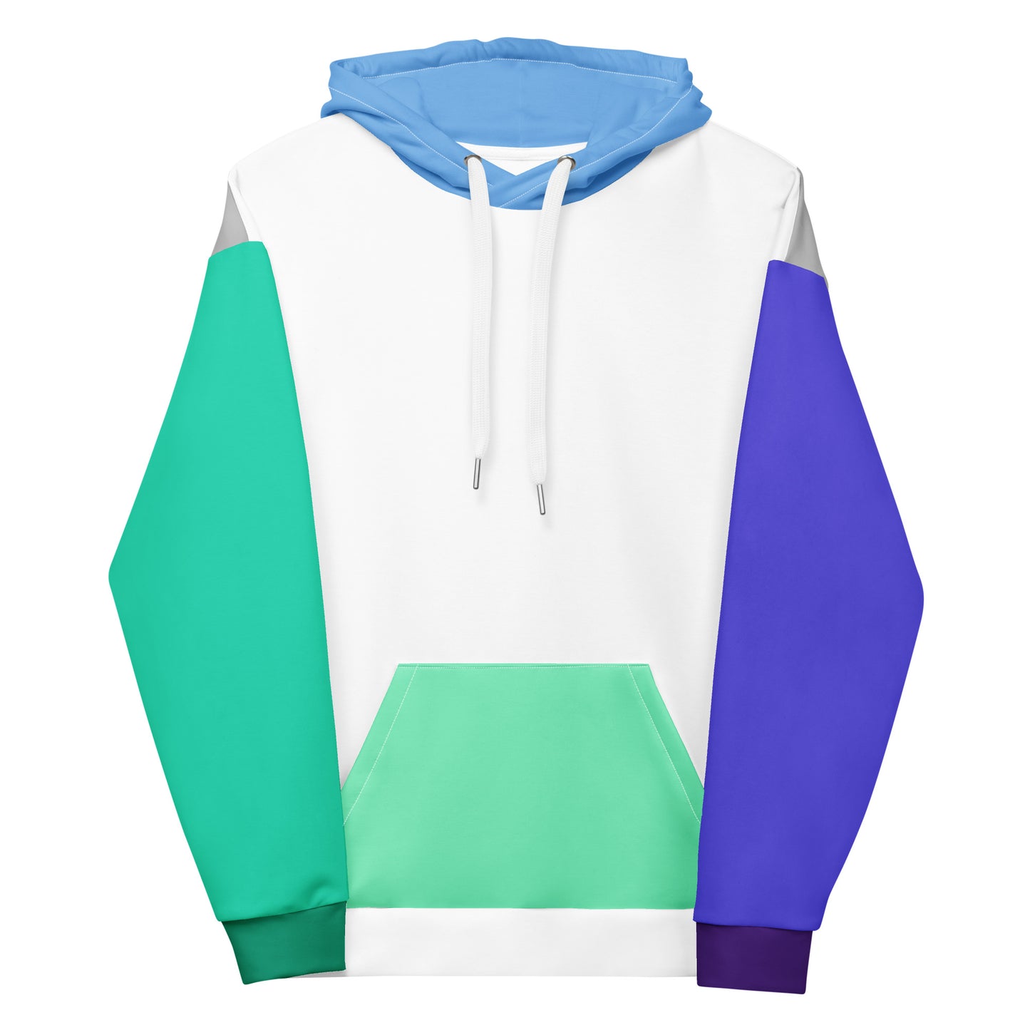 Masculine Gay Pride Color Block Hoodie