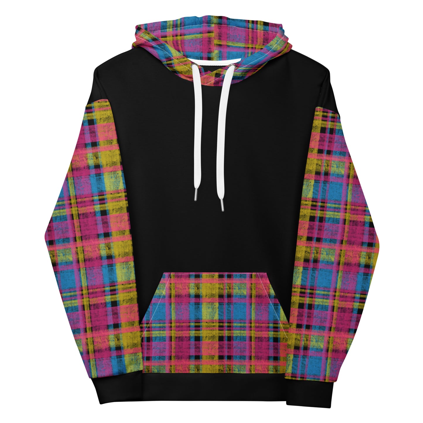 Pansexual Pride Plaid Hoodie