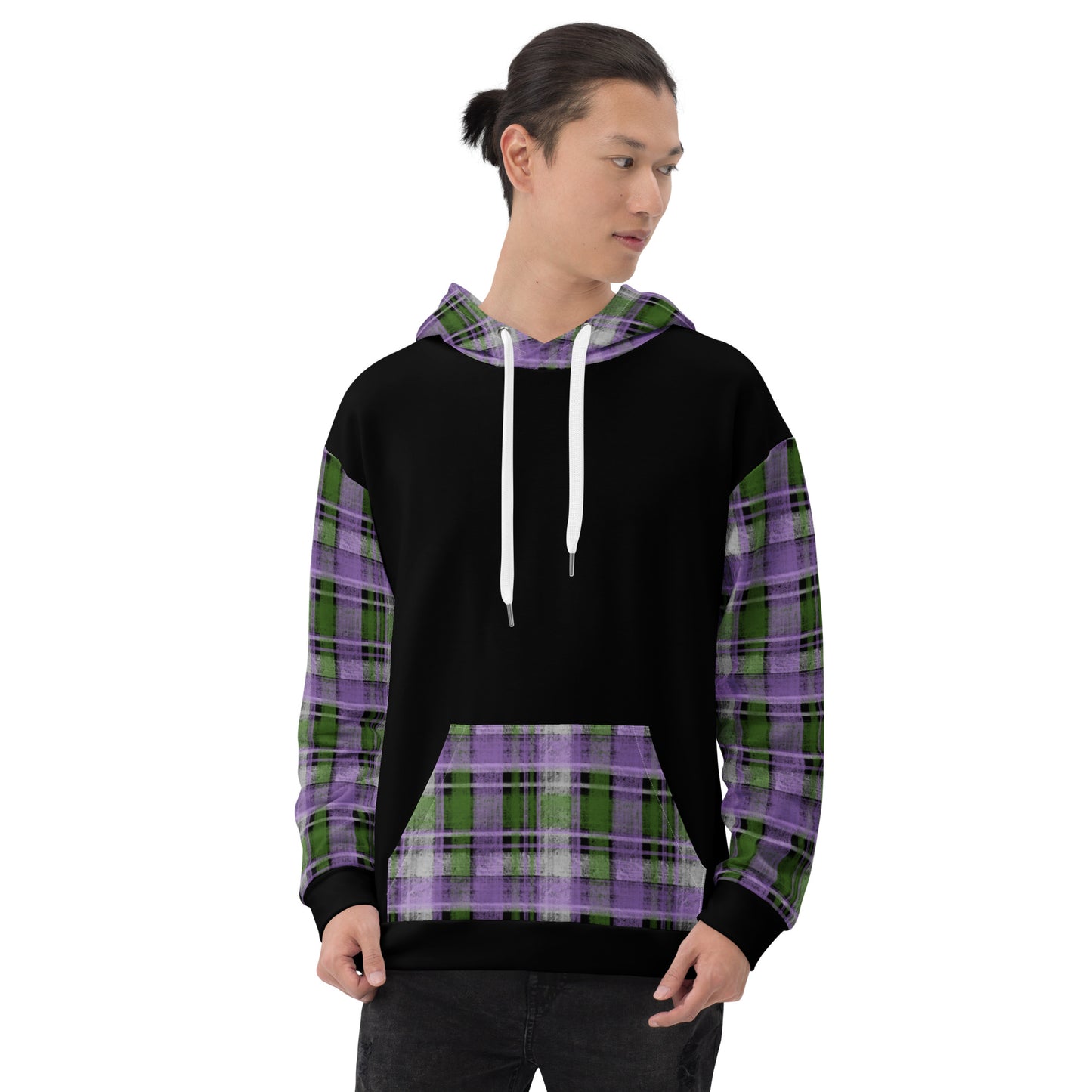 Genderqueer Pride Plaid Hoodie