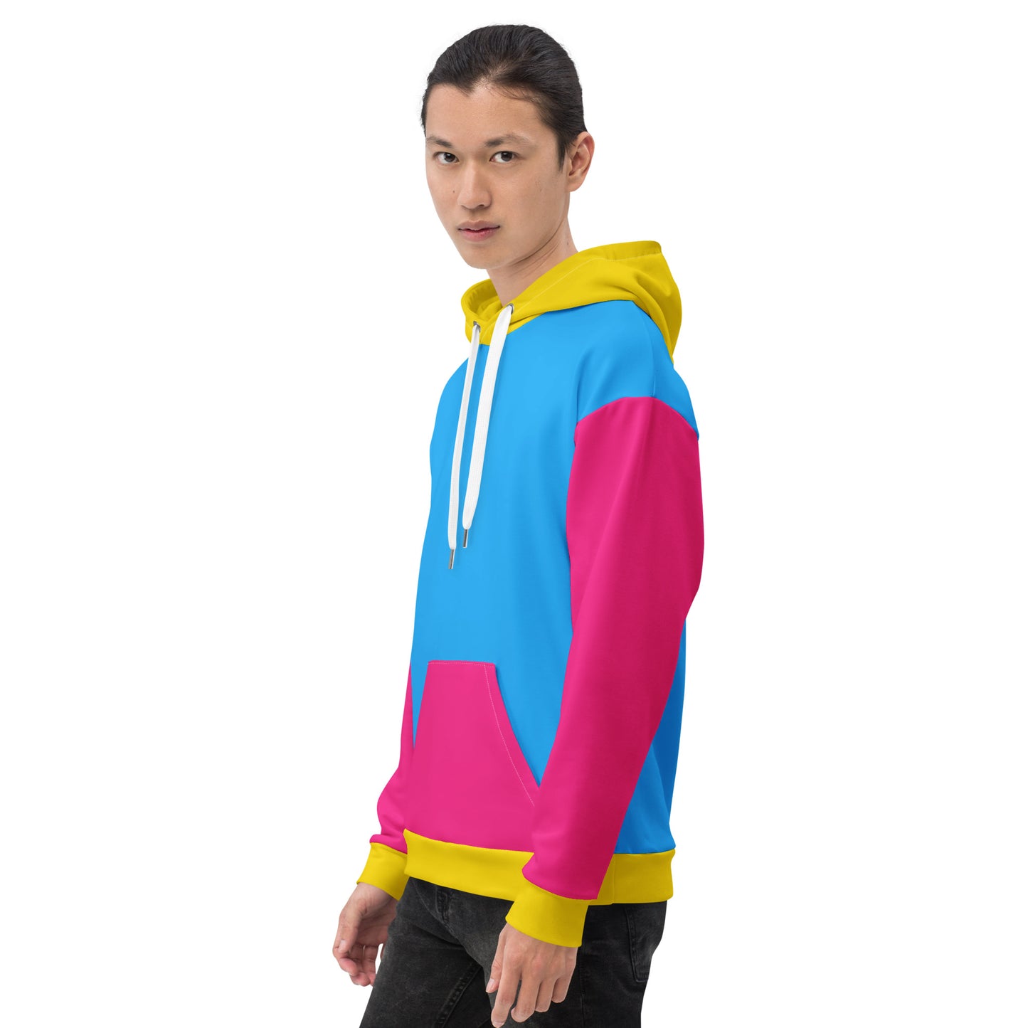 Pansexual Pride Color Block Hoodie