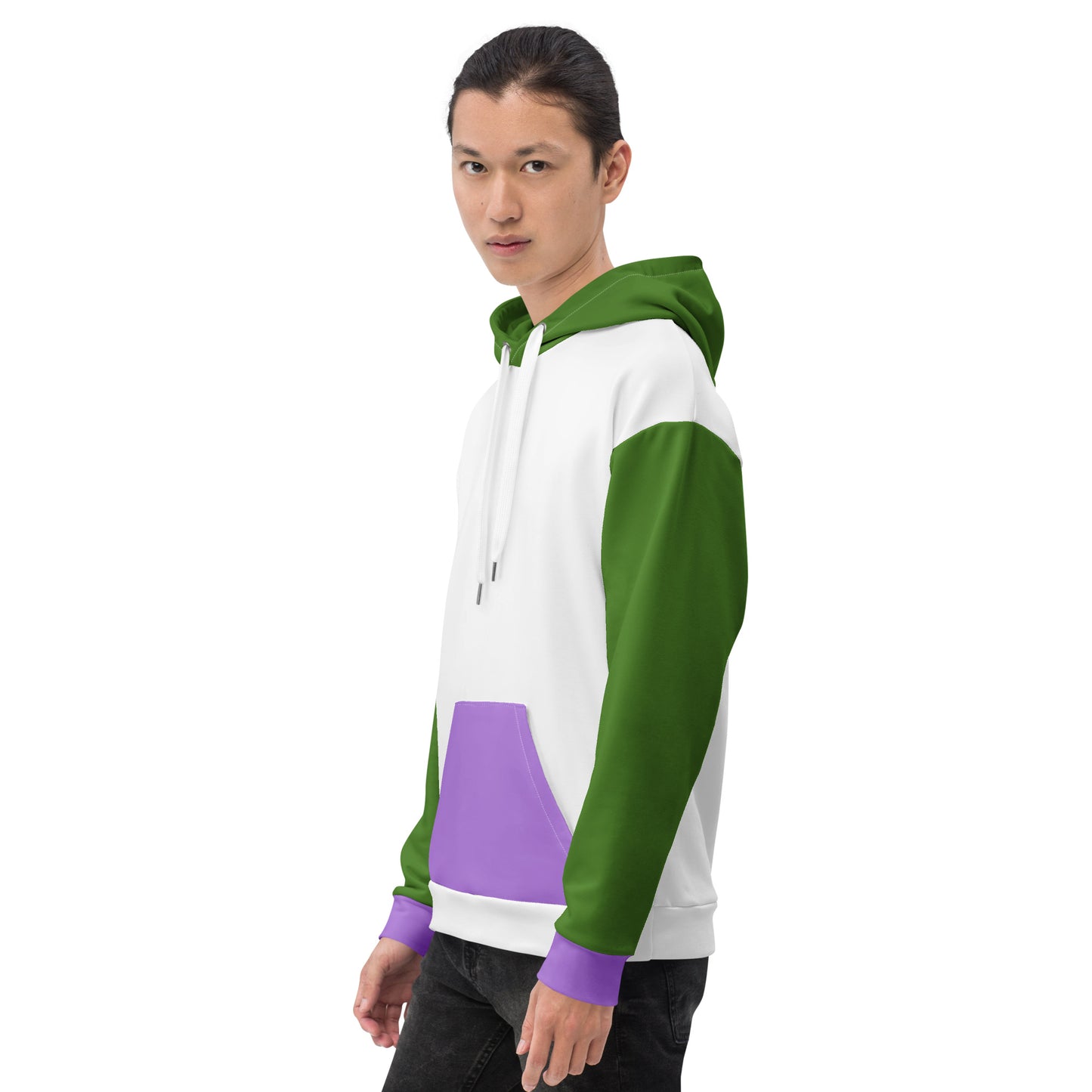 Genderqueer Pride Color Block Hoodie