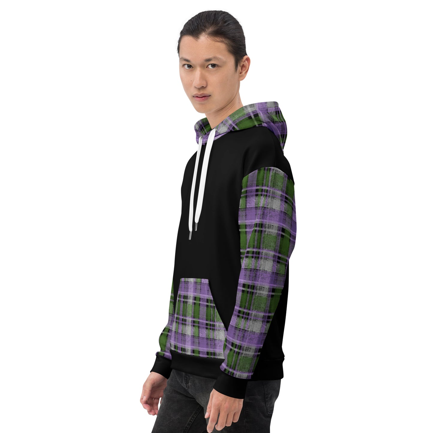 Genderqueer Pride Plaid Hoodie