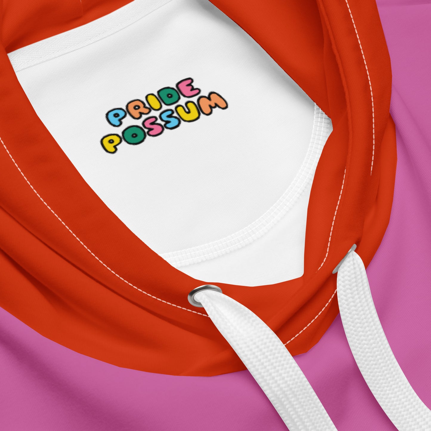 Lesbian Pride Color Block Hoodie