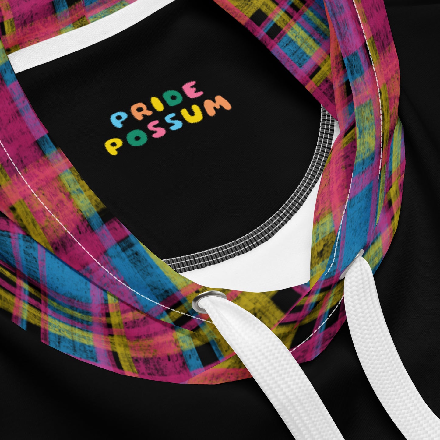 Pansexual Pride Plaid Hoodie