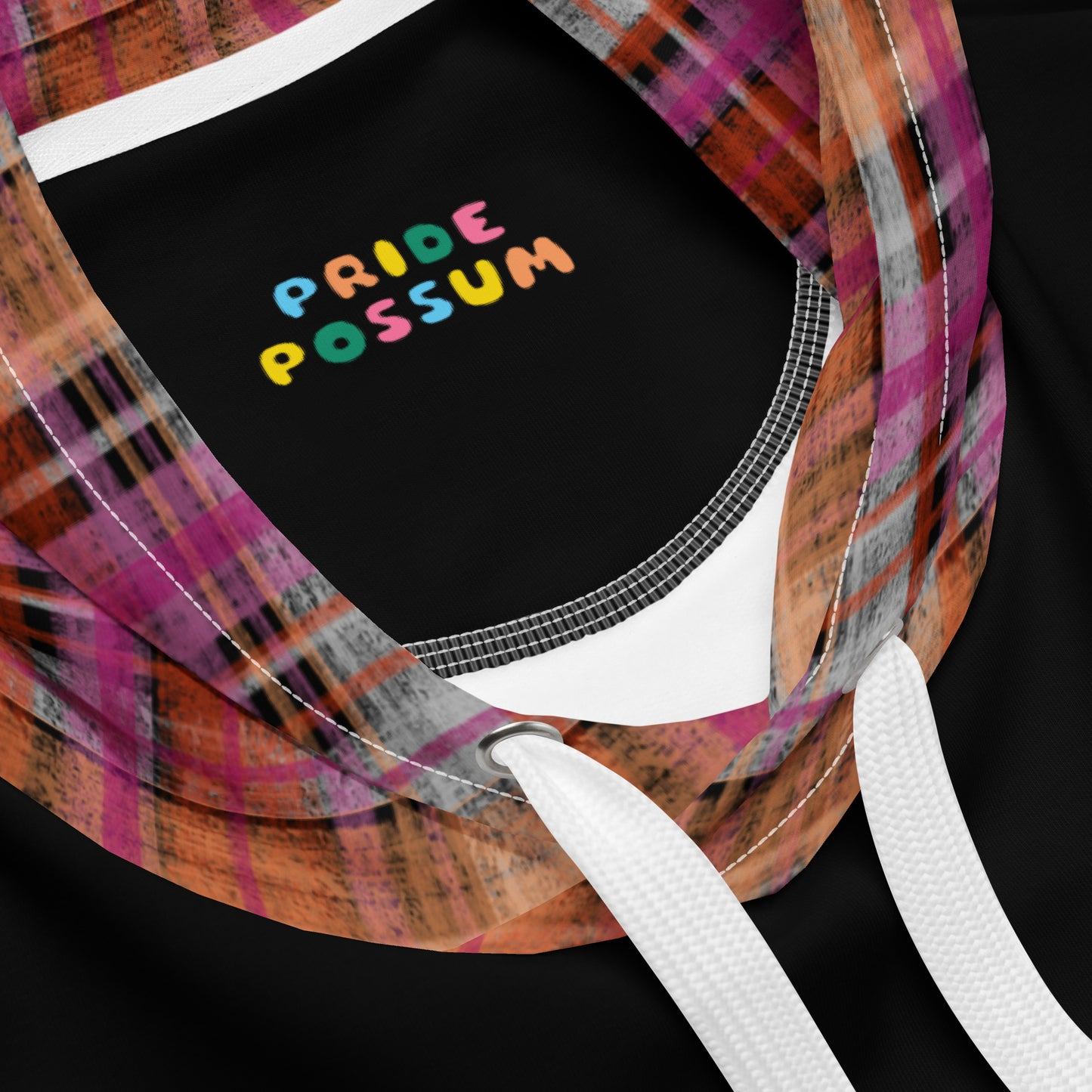 Lesbian Pride Plaid Hoodie