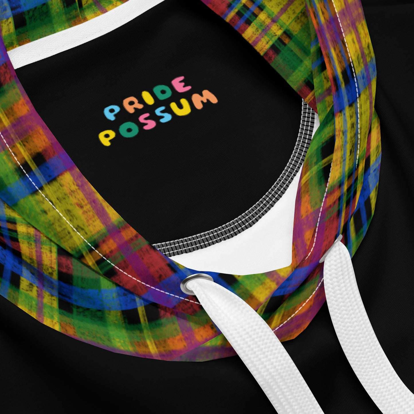 Rainbow Pride Plaid Hoodie