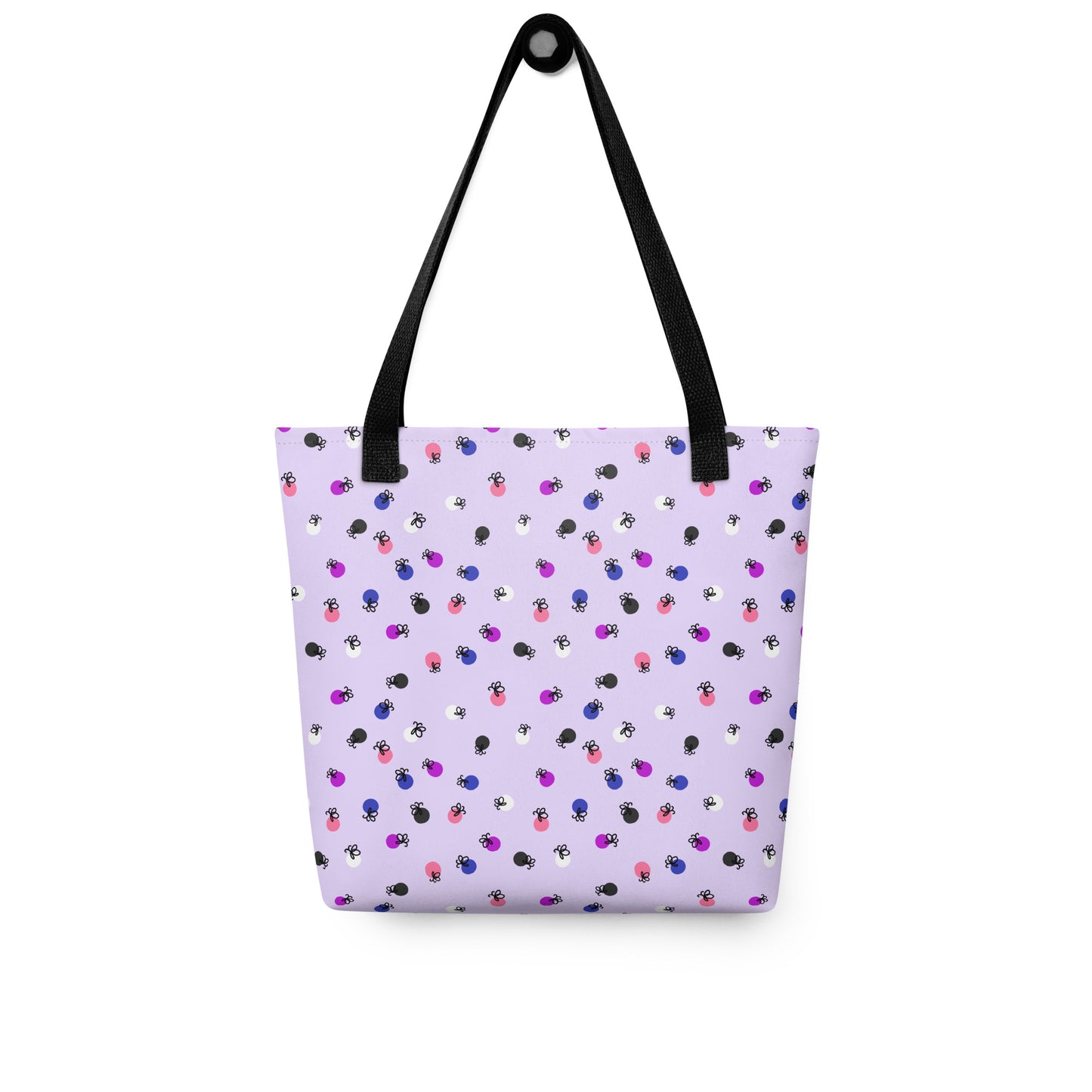 Genderfluid Pride Firefly Tote Bag