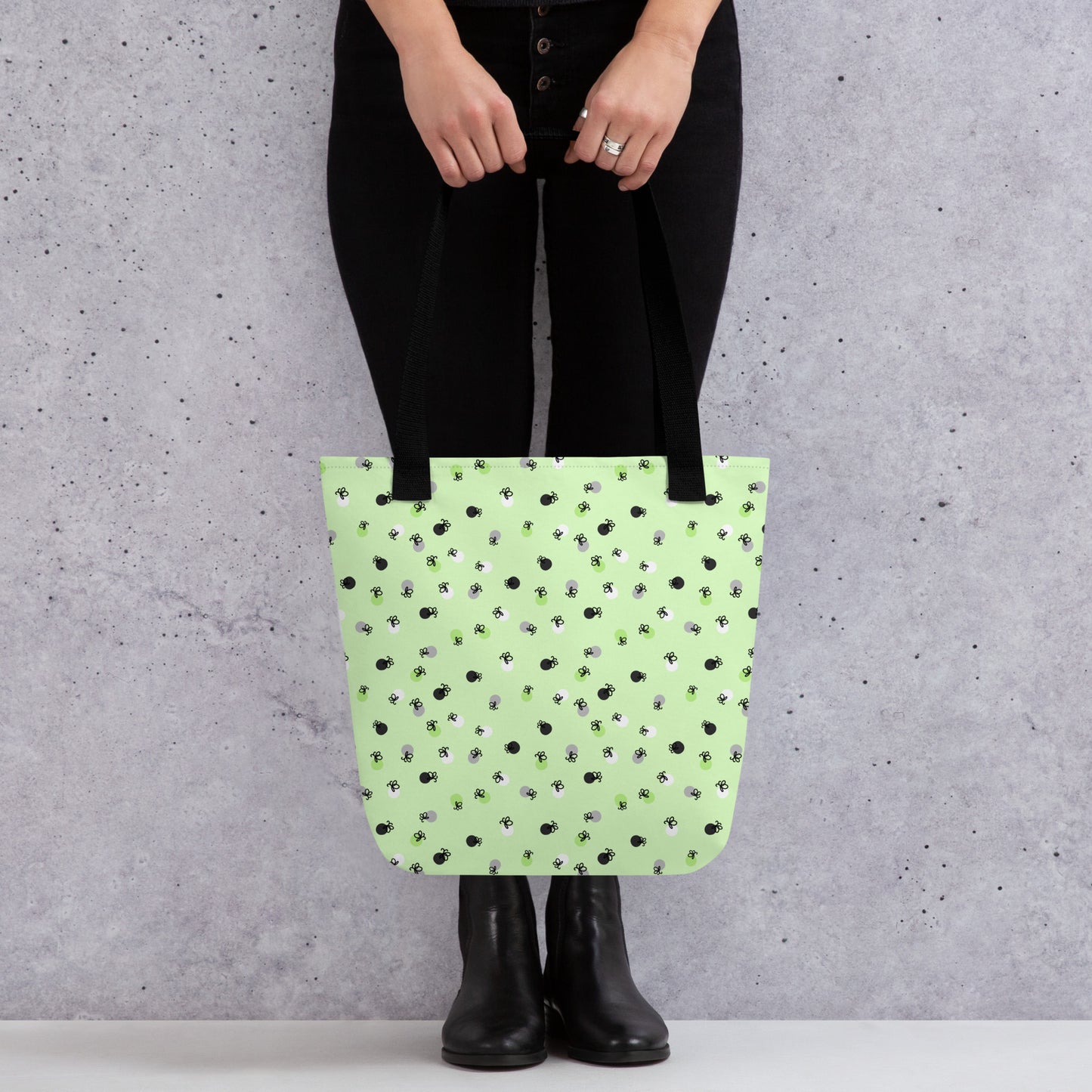 Agender Pride Firefly Tote Bag