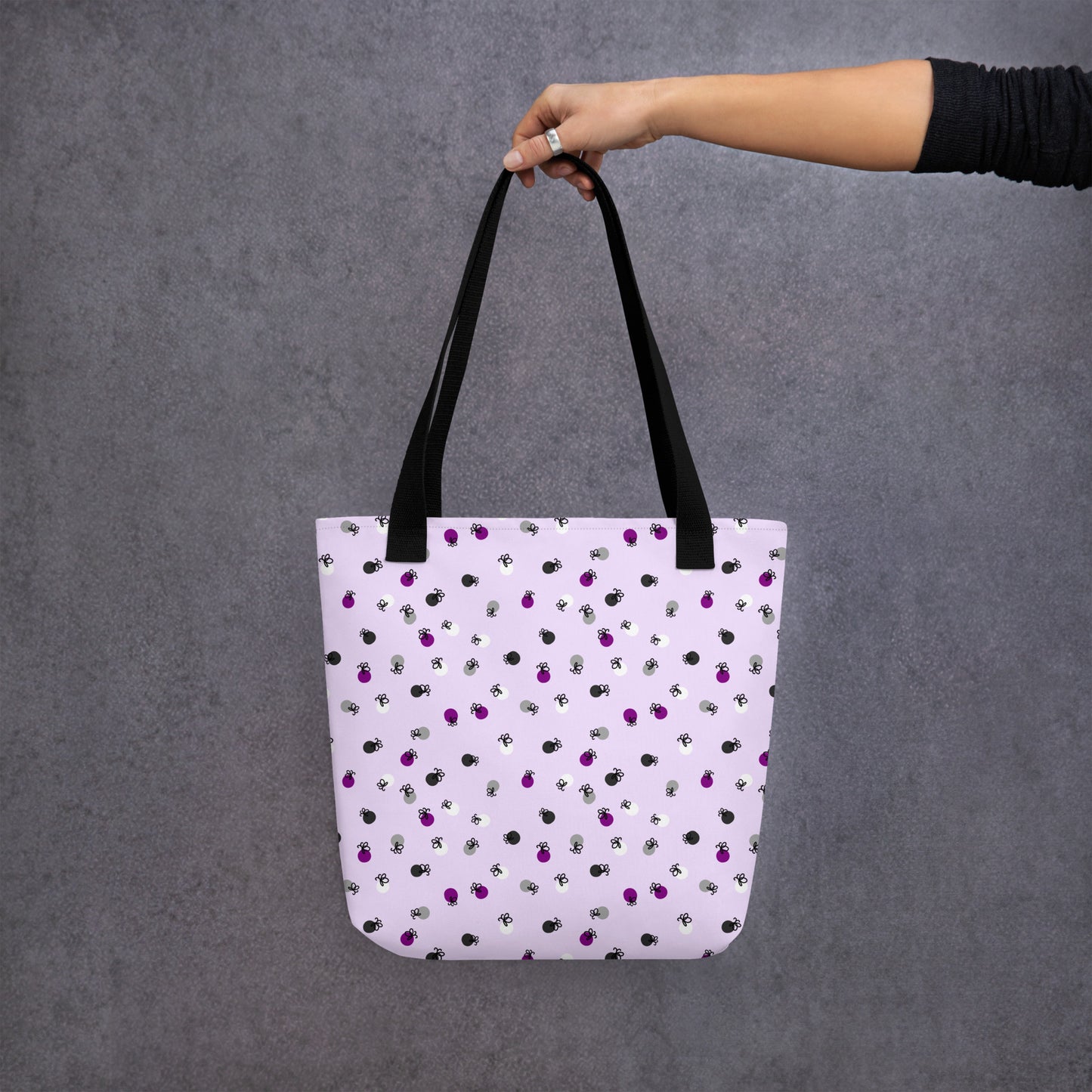 Asexual Pride Firefly Tote Bag