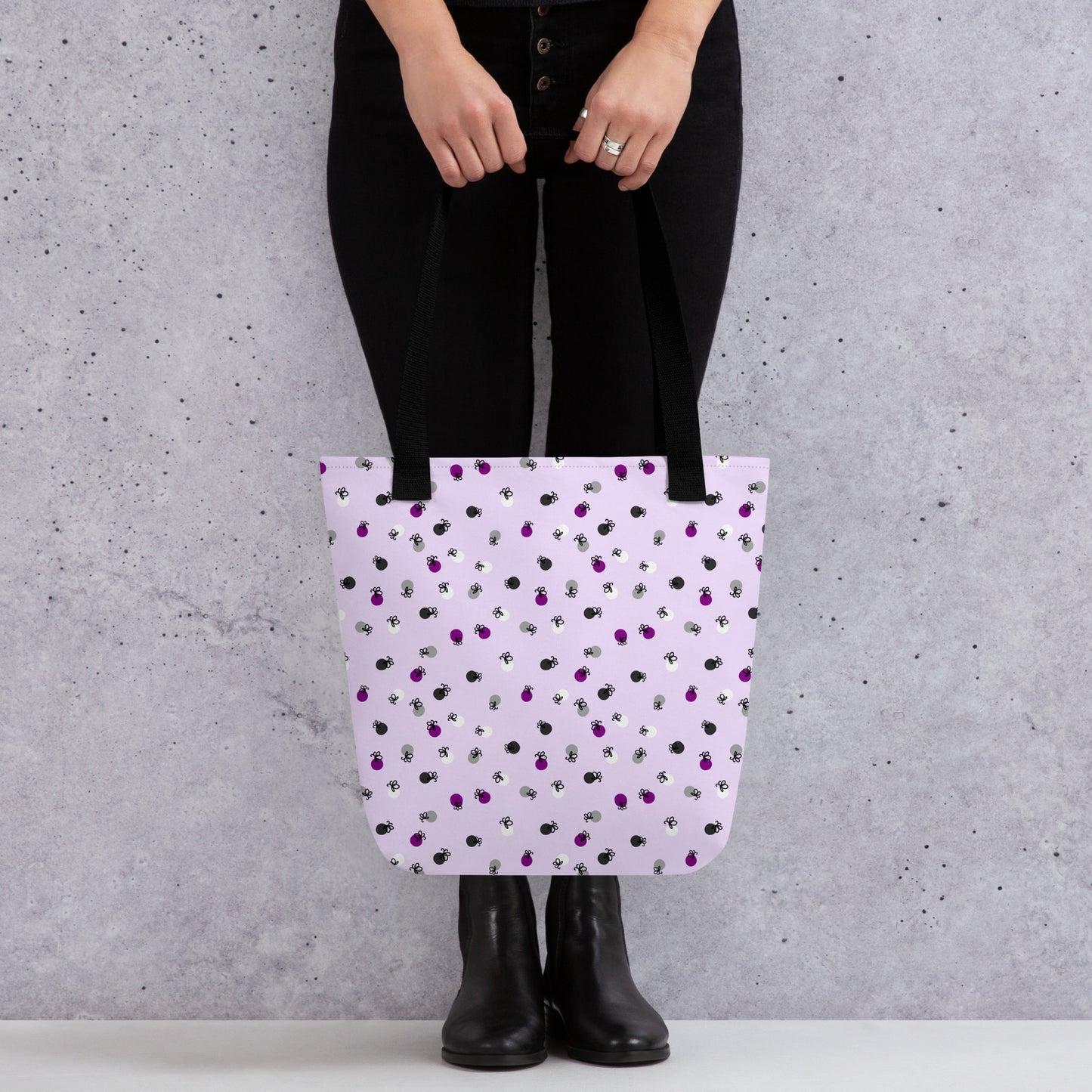 Asexual Pride Firefly Tote Bag