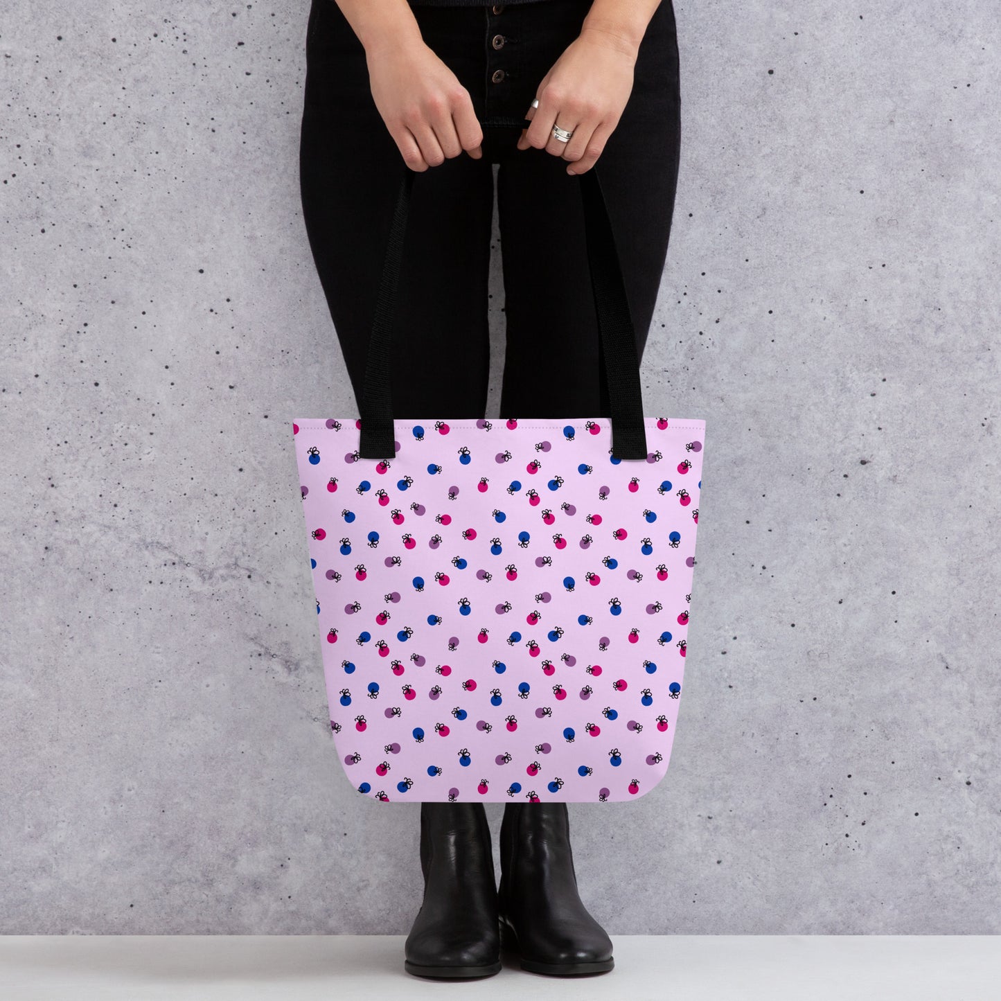 Bisexual Pride Firefly Tote Bag