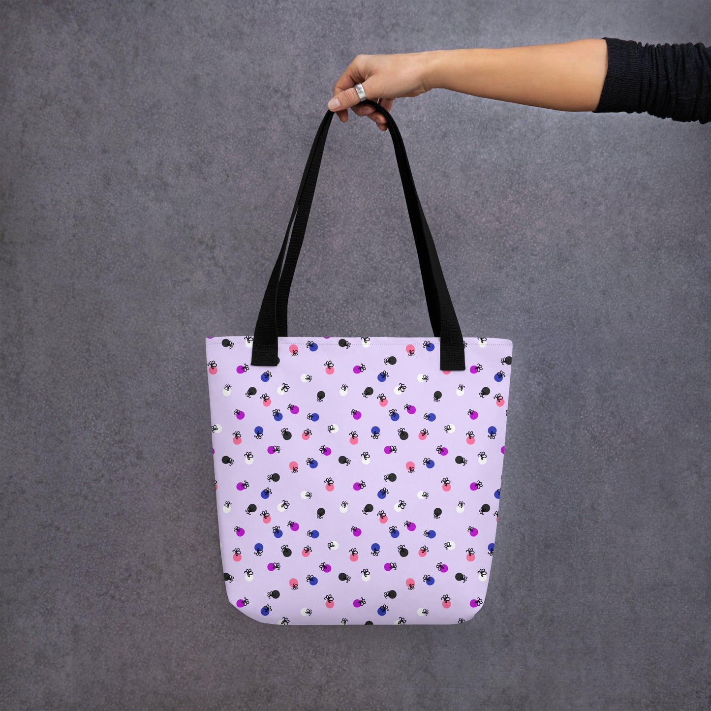 Genderfluid Pride Firefly Tote Bag