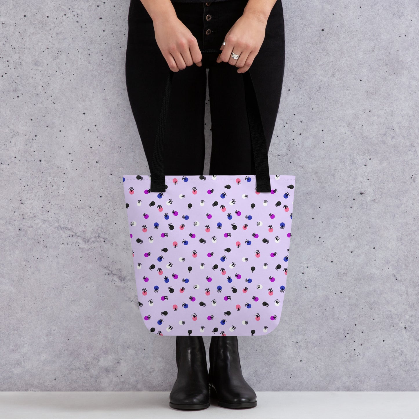 Genderfluid Pride Firefly Tote Bag