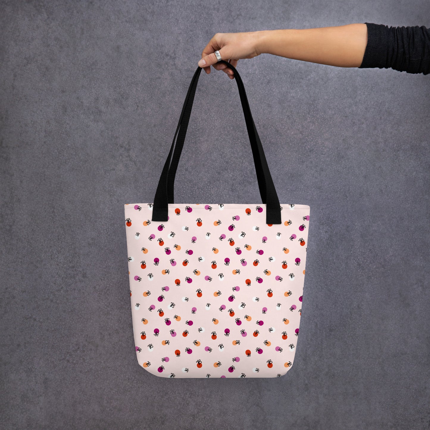 Lesbian Pride Firefly Tote Bag