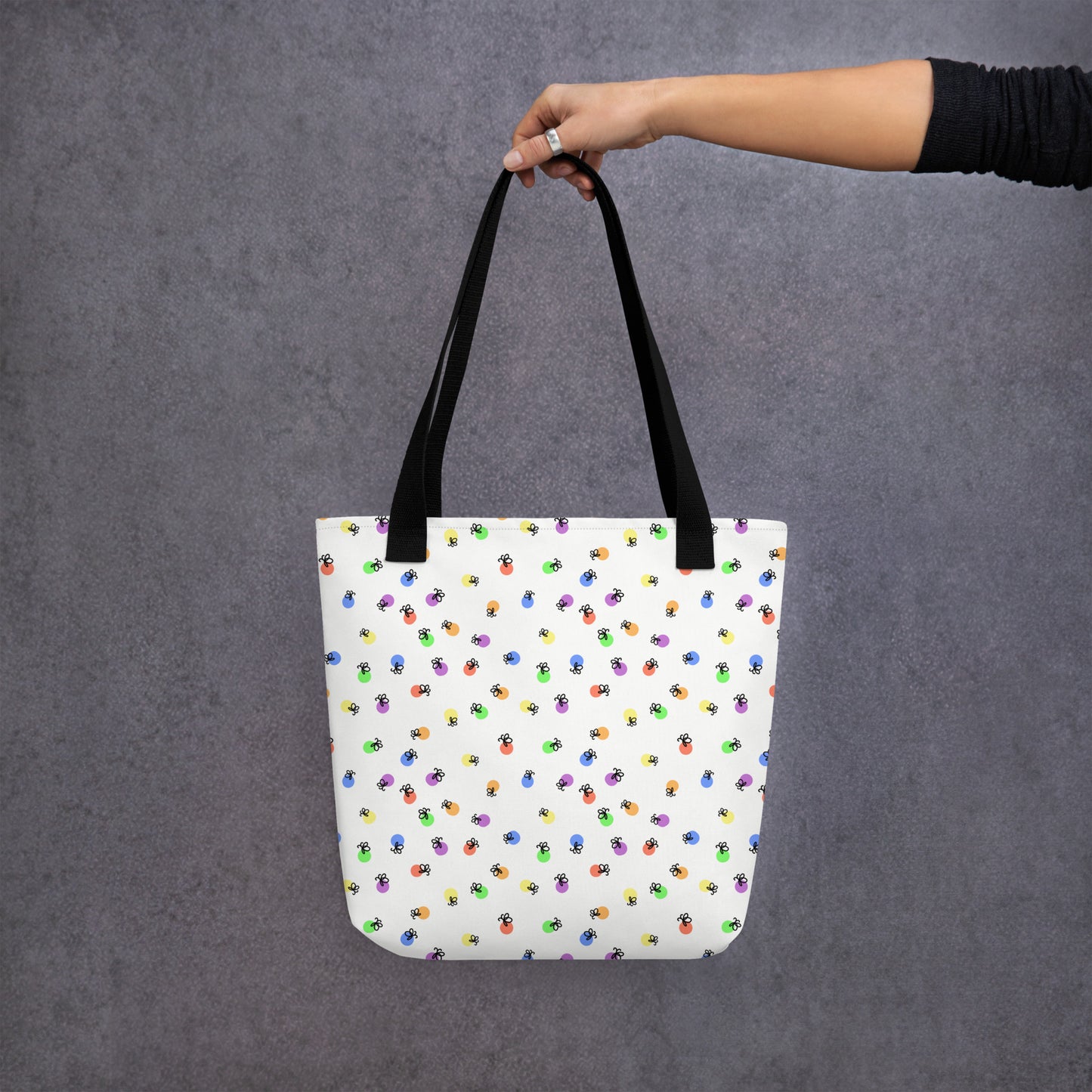 Rainbow Pride Firefly Tote Bag