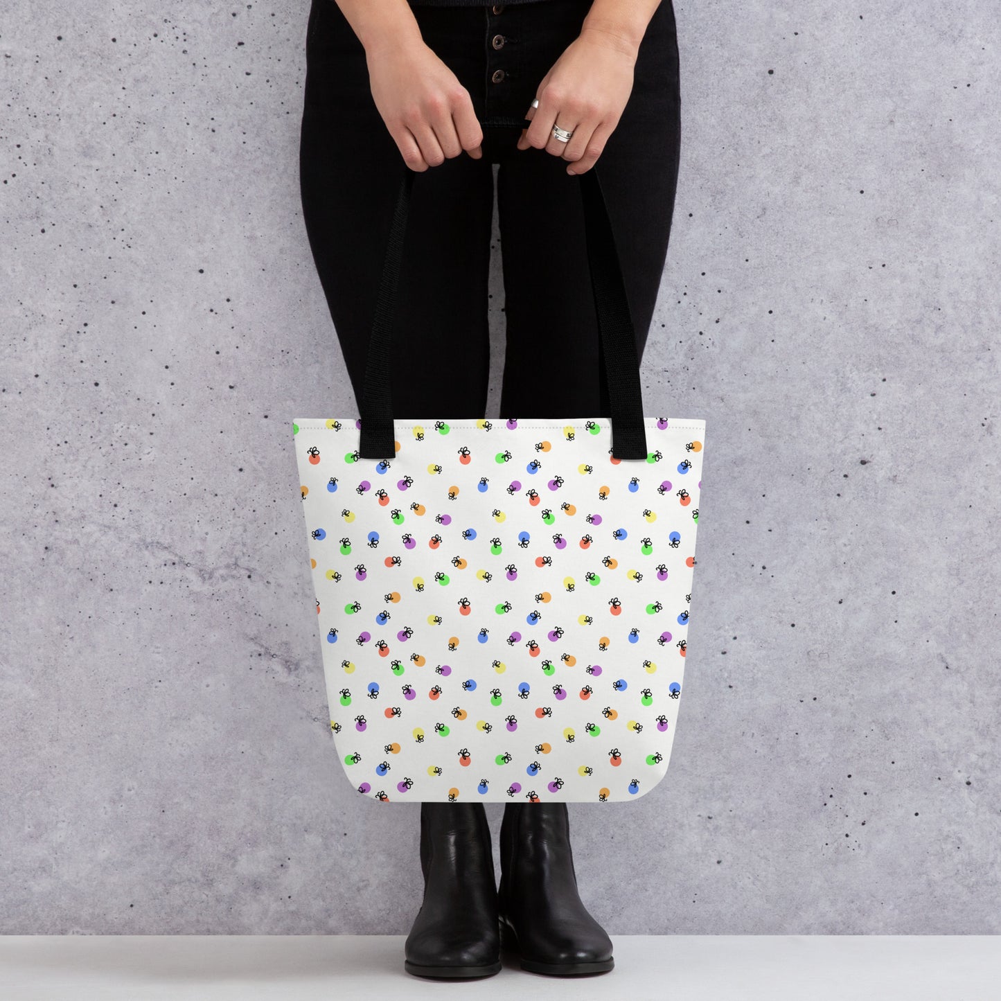 Rainbow Pride Firefly Tote Bag