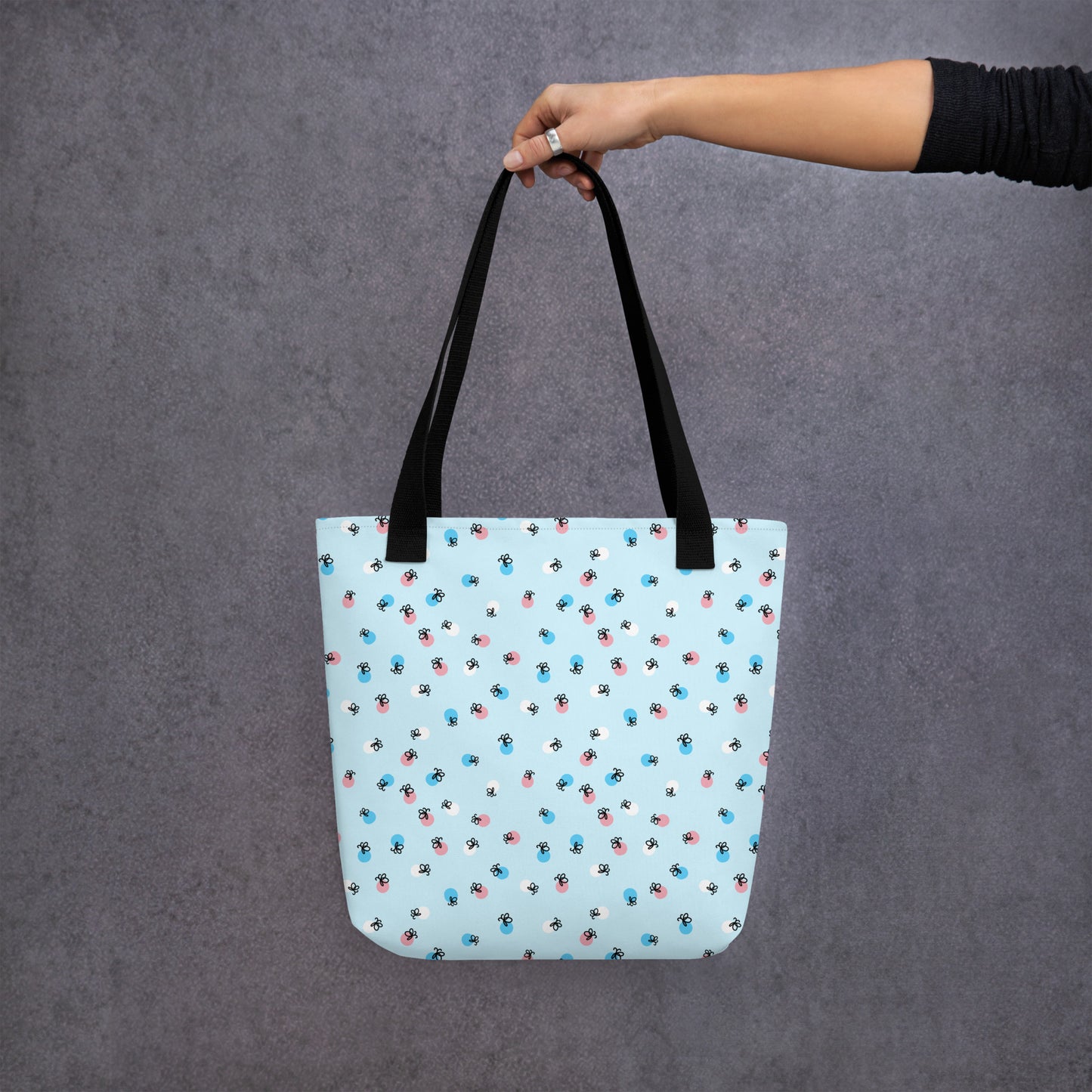 Transgender Pride Firefly Tote Bag