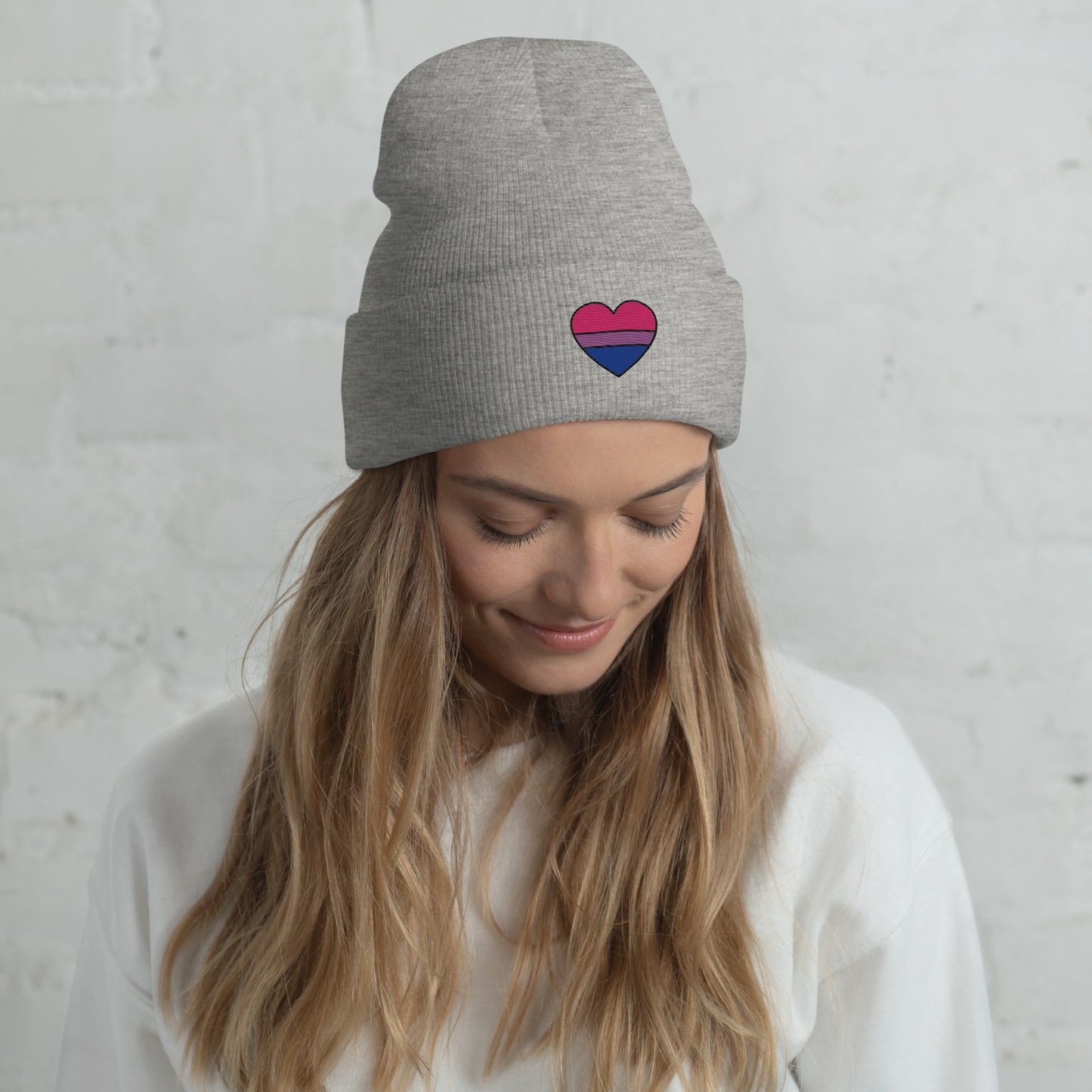 Bisexual Pride Beanie – Soft Knit LGBTQ Hat
