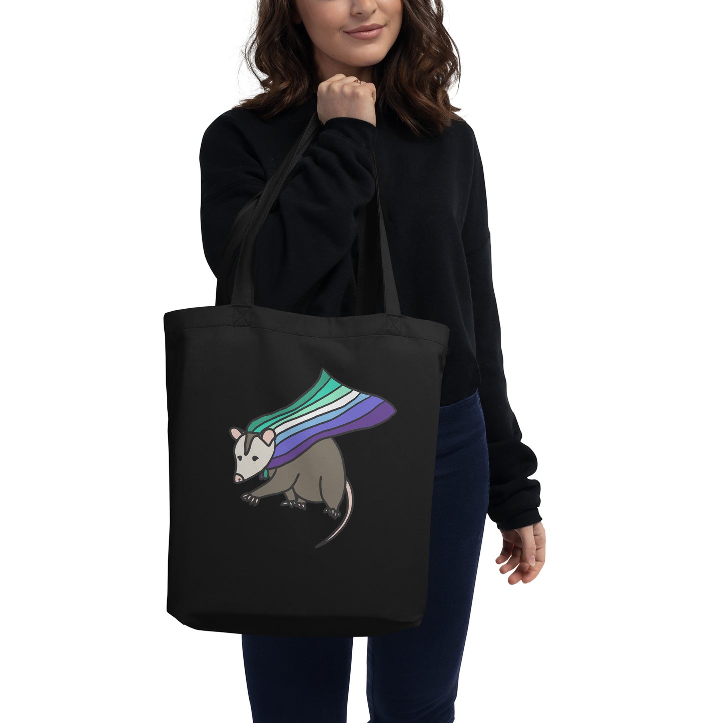Masculine Gay Pride Eco Tote Bag