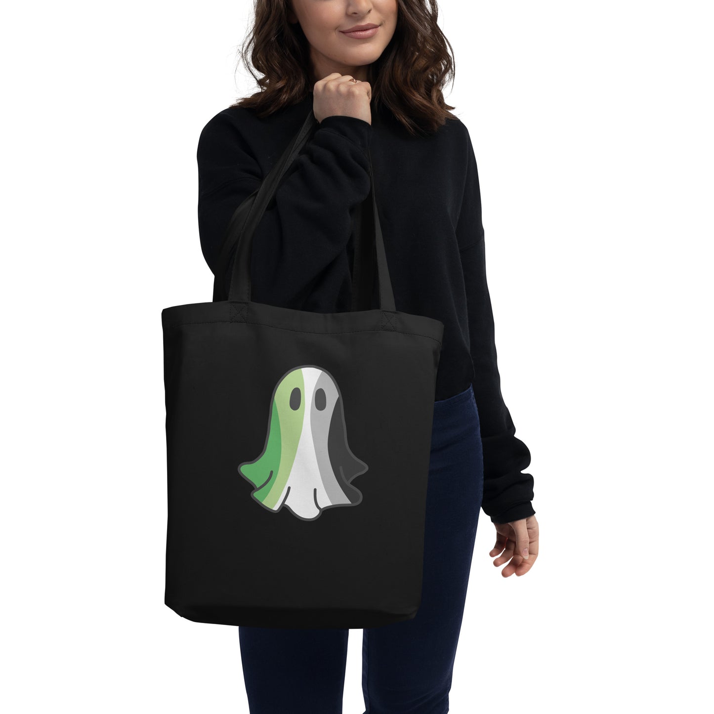 Aromantic Pride Ghost Tote Bag
