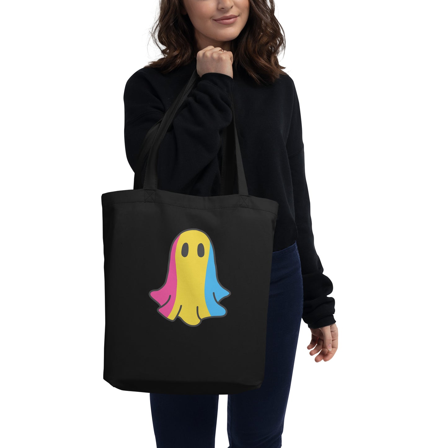 Pansexual Pride Ghost Tote Bag