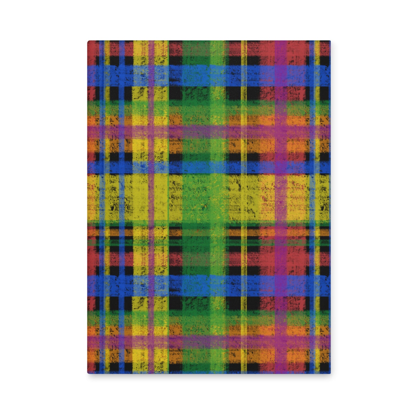 Rainbow Pride Plaid Journal