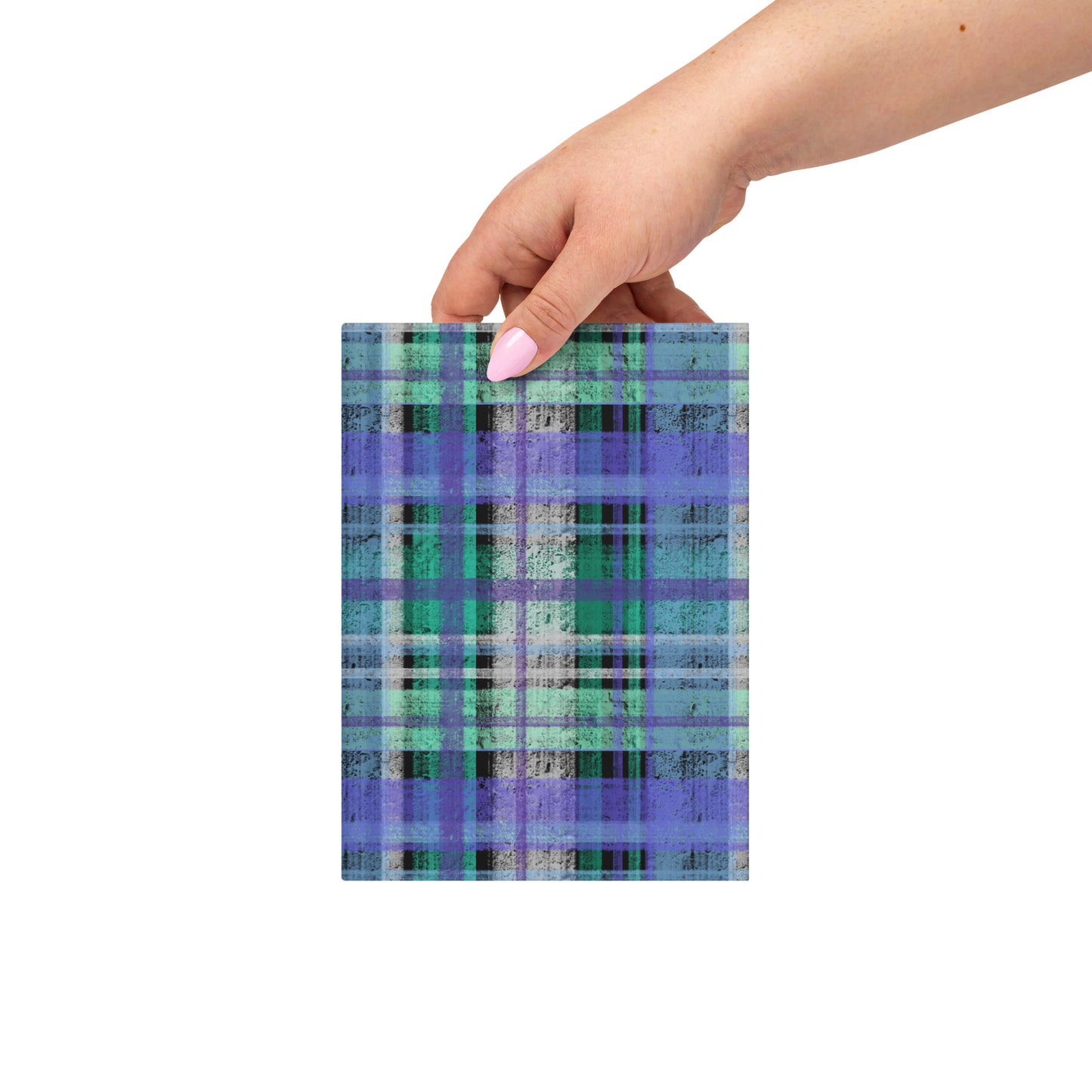 Masculine Gay Pride Plaid Journal