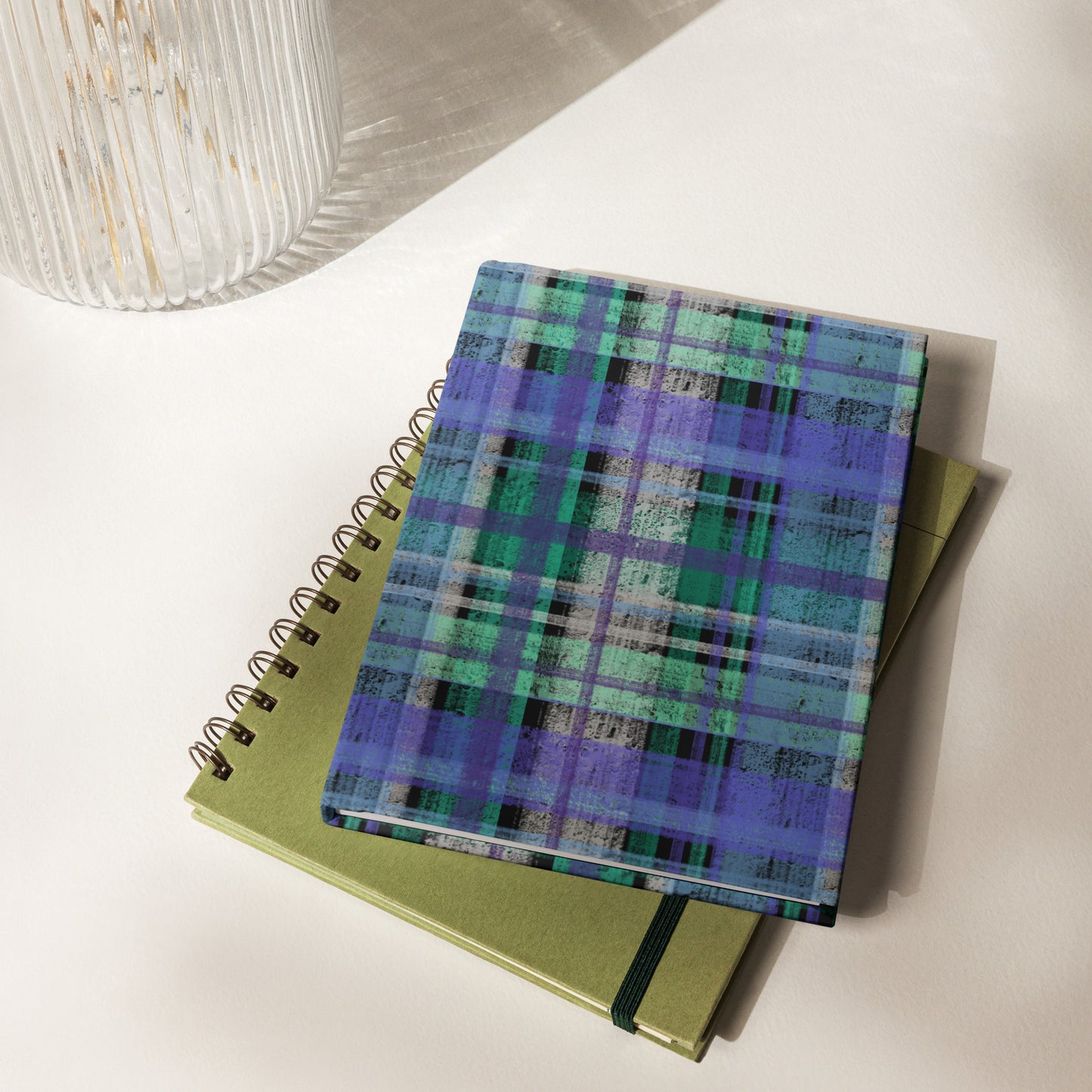 Masculine Gay Pride Plaid Journal