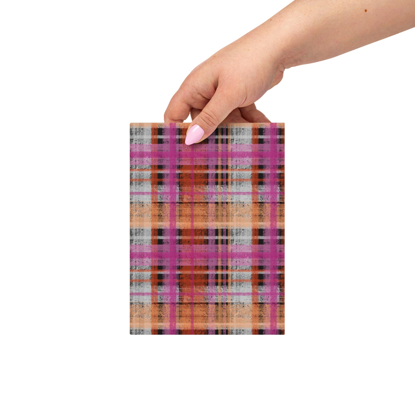 Lesbian Pride Plaid Journal