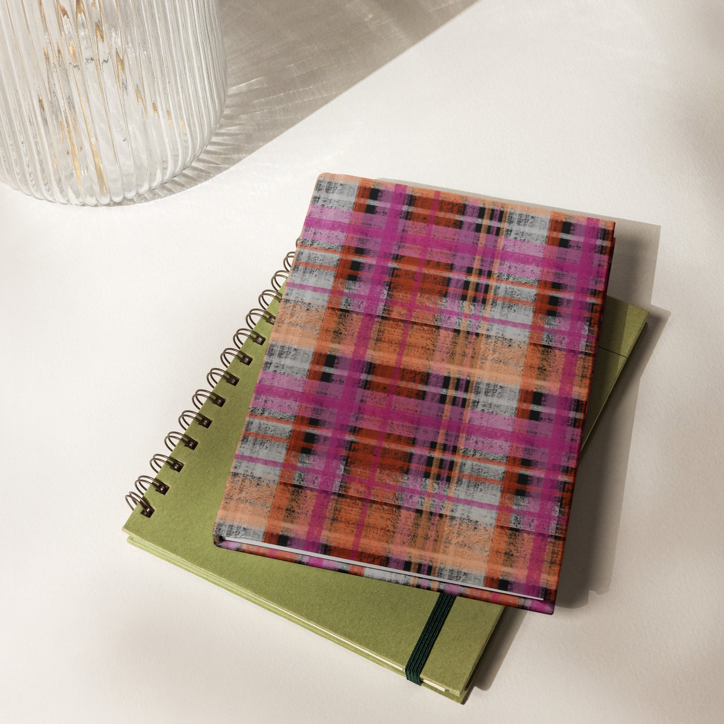 Lesbian Pride Plaid Journal